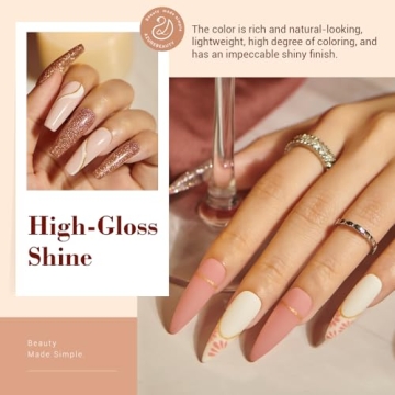 AZUREBEAUTY 29 Pcs Dip Powder Nail Kit for Vibrant Nails