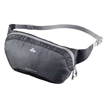 Quechua 2L Ultra-Compact BUMBAG (Grey, 2L)
