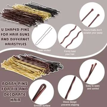 480 Pcs hair pins kit for stylish and versatile hairstyles
