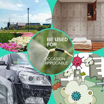 Itisll Portable Garden Pump Sprayer - Brass Wand & Strap