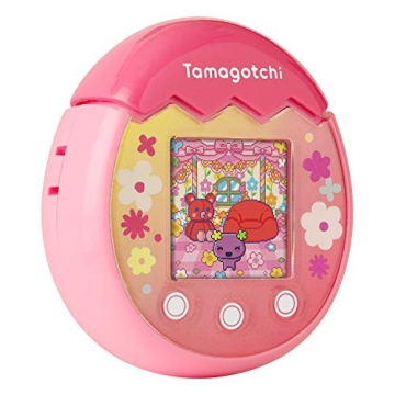 Tamagotchi Pix Floral Pink Virtual Pet with Camera