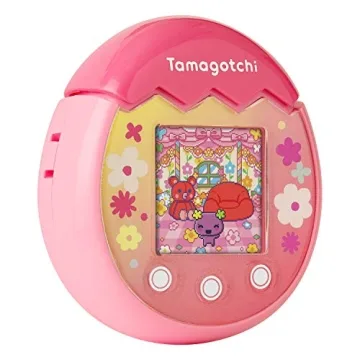 Tamagotchi Pix Floral Pink Virtual Pet with Camera