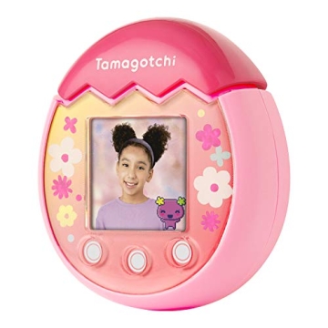Tamagotchi Pix Floral Pink Virtual Pet with Camera