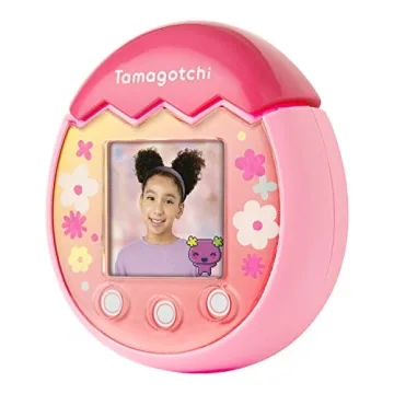 Tamagotchi Pix Floral Pink Virtual Pet with Camera