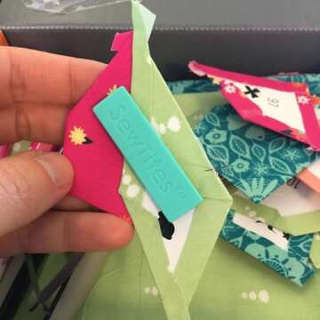 SewTites Original Magnetic Sewing Pins - Set of 5 Sewing Magnets to Replace Straight Pins & Fabric Clips for Sewing and Quilting