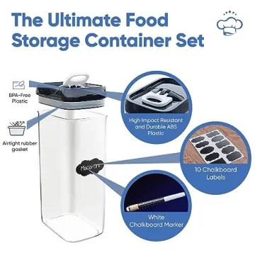 Chef's Path Food Storage Boxes - Airtight & Stylish Containers