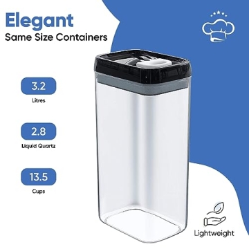 Chef's Path Food Storage Boxes - Airtight & Stylish Containers