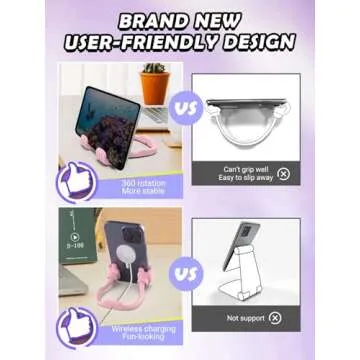 CALDEVER Stocking Stuffers for Women Teens Girls Boys Teenage Men Kids Gifts for Men Christmas: Thumbs Up Lazy Phone Stand Holder Gadgets Dad Father Mother Mom Husband Wife Adults Who Have Everything