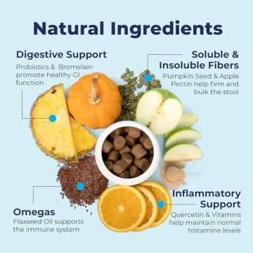 Glandex Soft Chew Treats for Anal Gland Health in Dogs