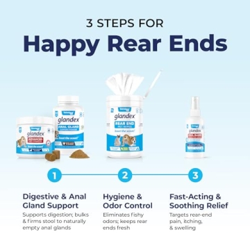 Glandex Soft Chew Treats for Anal Gland Health in Dogs