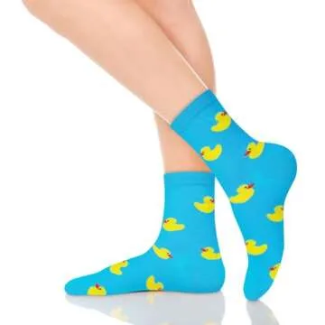 KONY 5 Pack Women's Cute Animal Socks - Fun & Cozy