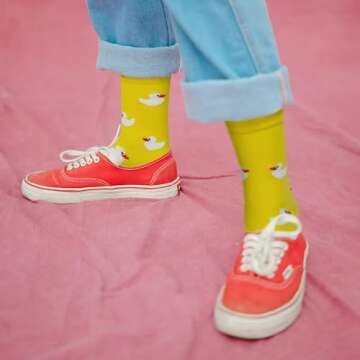 KONY 5 Pack Women's Cute Animal Socks - Fun & Cozy