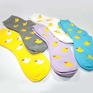 KONY 5 Pack Women's Cute Animal Socks - Fun & Cozy