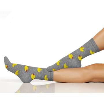 KONY 5 Pack Women's Cute Animal Socks - Fun & Cozy