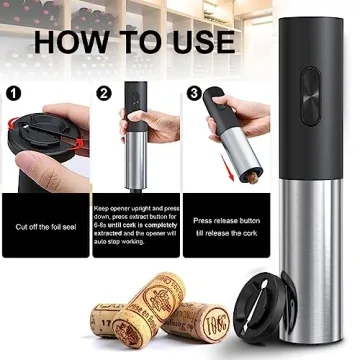 COKUNST Electric Wine Opener - Effortless Wine Opening