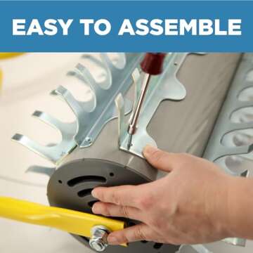 Jenlis Muck Razer Aquatic Weed & Sludge Tiller, Heavy Duty Silt & Scum Reducing Tool, Rid Outdoor Po...