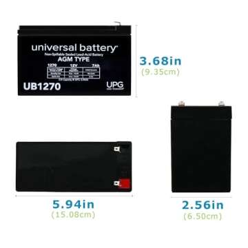 Universal Power Group UPG UB1270-12V 7AH SLA Battery