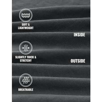 Comfortable CRZ YOGA Men's Cotton Zip Hoodie with Pockets