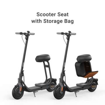 Segway Ninebot Multi-Functional Electric Scooter Seat Saddle for F25 / F30 / F35 / F40 ONLY, Comfort...
