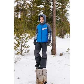 Arctix Kids Snow Pants with Reinforced Knees and Seat, Charcoal, Small, 1150