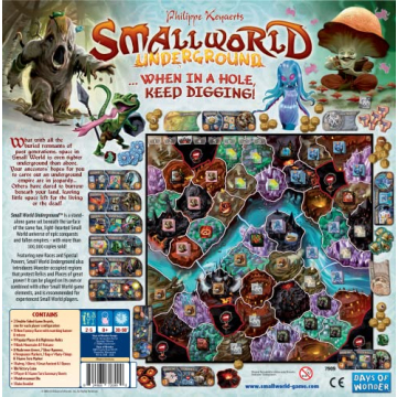 Small World: Underground Board Game - Fantasy Fun for All Ages