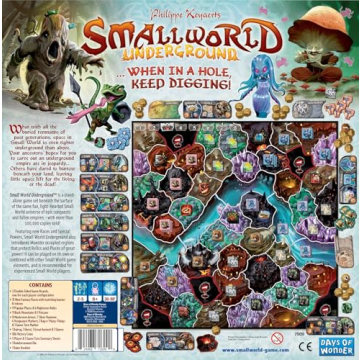 Small World: Underground Board Game - Fantasy Fun for All Ages