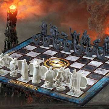 The Noble Collection Lord of The Rings Chess Set - Battle for Middle-Earth