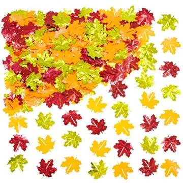 Fall Party Table Scatter Confetti for Thanksgiving Decor