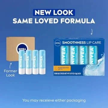 NIVEA Smoothness Lip Care SPF 15 Lip Balm Pack of 4