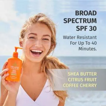 Hempz Yuzu & Starfruit Daily Herbal Lotion with Broad Spectrum SPF 30 - Fragranced, Paraben-Free Sunscreen and Moisturizer with 100% Natural Hemp Seed Oil for Women - Premium Skin Care Products