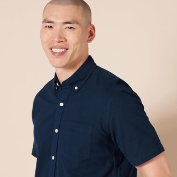 Classic 100% Cotton Oxford Casual Shirt for Men