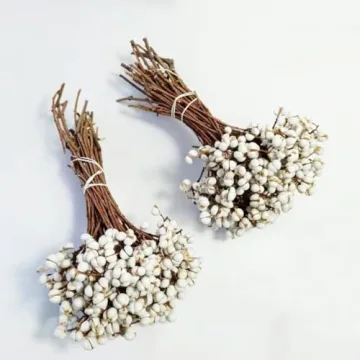 Stunning Tallow Berries Dried - Natural Floral Décor for Weddings, Events & DIY Crafts