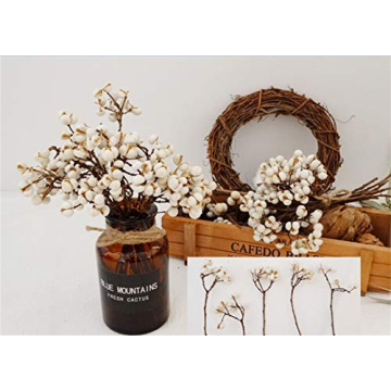 Natural White Tallow Berries - Elegant Floral Decor
