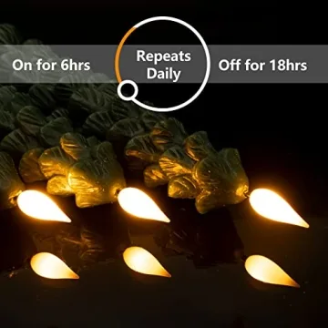 Homemory 3 PCS Flameless Taper Candles with 6-Hours Timer, 9.5 Inches Christmas Tree Candlesticks, Real Wax Battery Operated Window Candles with 3D Flickering Flame for Fireplace Christmas