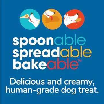 Fruitables Spreads – Spreadable Dog Treat – Bakeable Dog Treat – Real Coconut & Oatmeal – Human-Grade 100% Natural Ingredients – Great for All Dogs – 7 Ounces