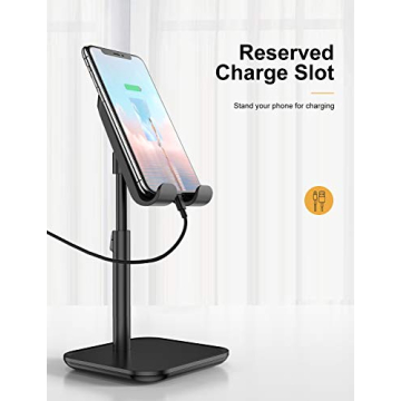 YIKA Cell Phone Stand for Tablets and Phones - Adjustable Design