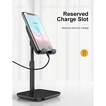 YIKA Cell Phone Stand for Tablets and Phones - Adjustable Design