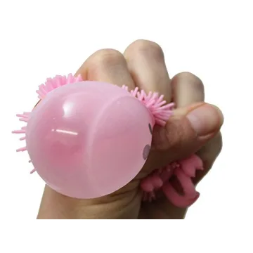 Set of 4 Adorable Mini Animal Puffer Balls for Kids