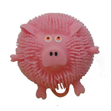 Set of 4 Adorable Mini Animal Puffer Balls for Kids