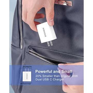 40W Dual USB C Charger - Fast Charging for All Devices