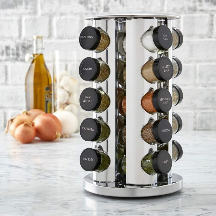 Kamenstein 20 Jar Spice Rack with Free Refills