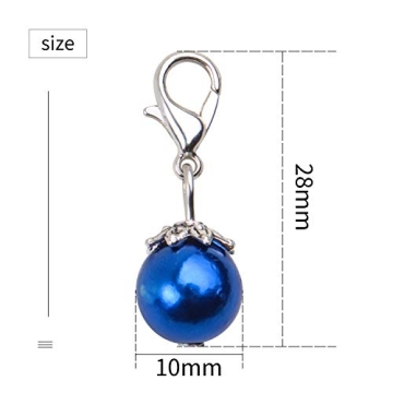 Colorful Aylifu Clip-On Charms for Jewelry Crafts