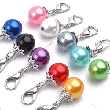 Colorful Aylifu Clip-On Charms for Jewelry Crafts