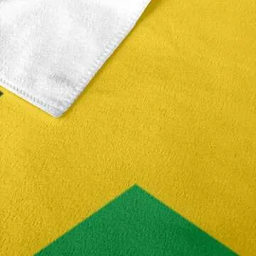 Jamaican Flag Pride Large Beach Blanket Towel for All