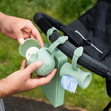 Ubbi On-The-Go Dual Pacifier Holder for Easy Baby Care