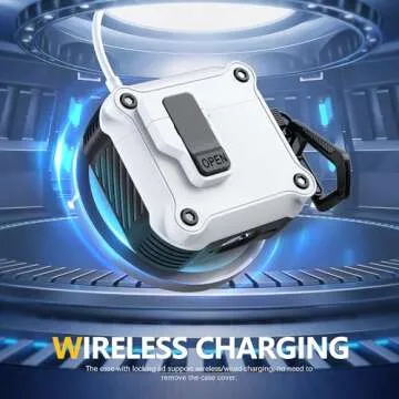 Premium RFUNGUANGO AirPods 4th Gen Case - Auto Open & Protect