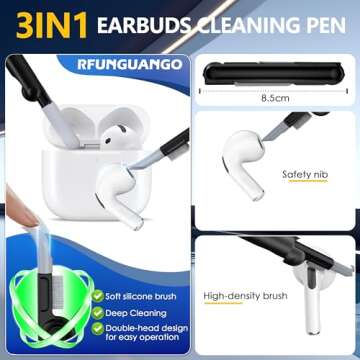 Premium RFUNGUANGO AirPods 4th Gen Case - Auto Open & Protect