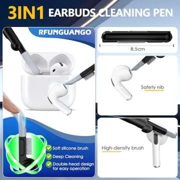 Premium RFUNGUANGO AirPods 4th Gen Case - Auto Open & Protect