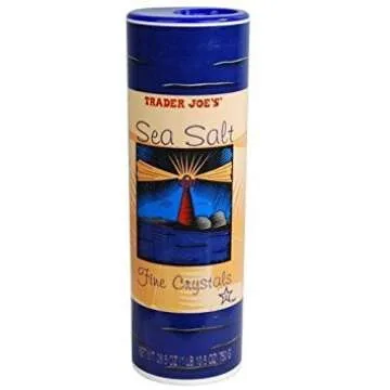 Trader Joe's Sea Salt Fine Crystals - 26.5 Oz Perfect for Cooking