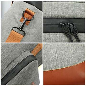 Versatile 3 Bottle Wine Tote Carrier for Wine Lovers